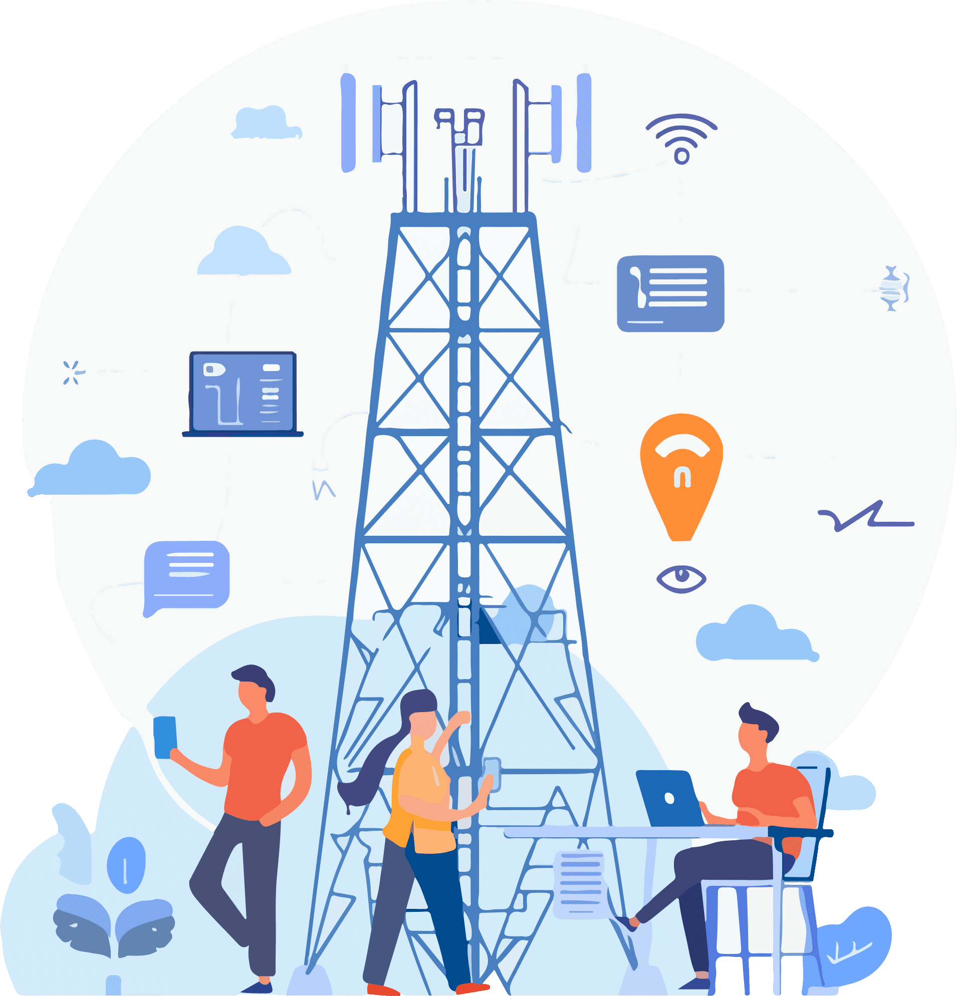 Security officers on duty